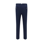 Brunello Cucinelli Blue Cotton Casual Pants