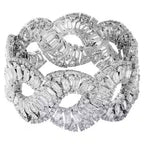 Swarovski Gray Stainless Steel Bracelet