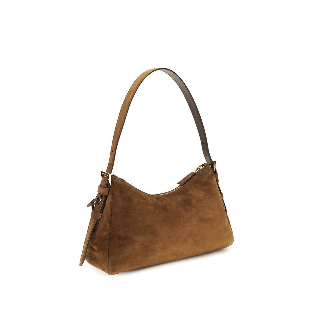 Prada Brown Calf Leather Bos Taurus Backet Bag