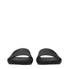 The Row Black Cotton Slippers