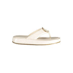 Laura Biagiotti White Polyurethane Women's Sandal