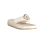 Laura Biagiotti White Polyurethane Women's Sandal