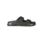 Laura Biagiotti Black Polyurethane Women's Slipper