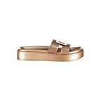 Laura Biagiotti Bronze Polyurethane Women's Sandal