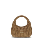 Miu Miu Beige Lamb Ovis Aries Aries Shoulder Bag