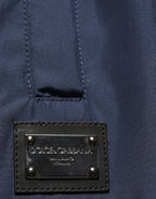 Dolce & Gabbana Dark Blue Polyester Jogger Sweatpants Pants