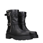 Christian Dior Black Leather Ankle Boots