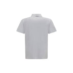 Gucci White Cotton Polo Shirt