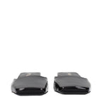 Prada Black Leather Flat Sandals
