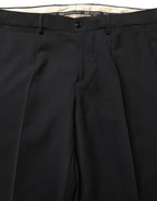 Dolce & Gabbana Black Wool Slim Fit Formal 2 Piece Men Suit