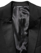 Dolce & Gabbana Black MARTINI Slim Fit Formal 3 Piece Suit