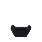 Balenciaga Black Polyester Clutch Bag