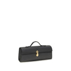 Savette Gray Calf Leather Bos Taurus Shoulder Bag
