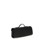 Savette Black Raffia Handbag