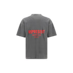 Represent Gray Cotton T-Shirt