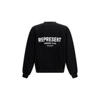 Represent Black Cotton Sweatshirt