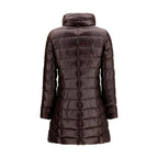 Herno Brown Polyamide Full-Length Jacket