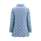 Herno Blue Polyester Full-Length Jacket