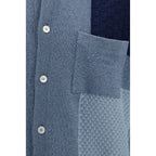 Laneus Blue Cotton Sweatshirt