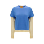 Guest in Residence Blue Cotton Sweatshirt