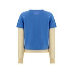 Guest in Residence Blue Cotton Sweatshirt