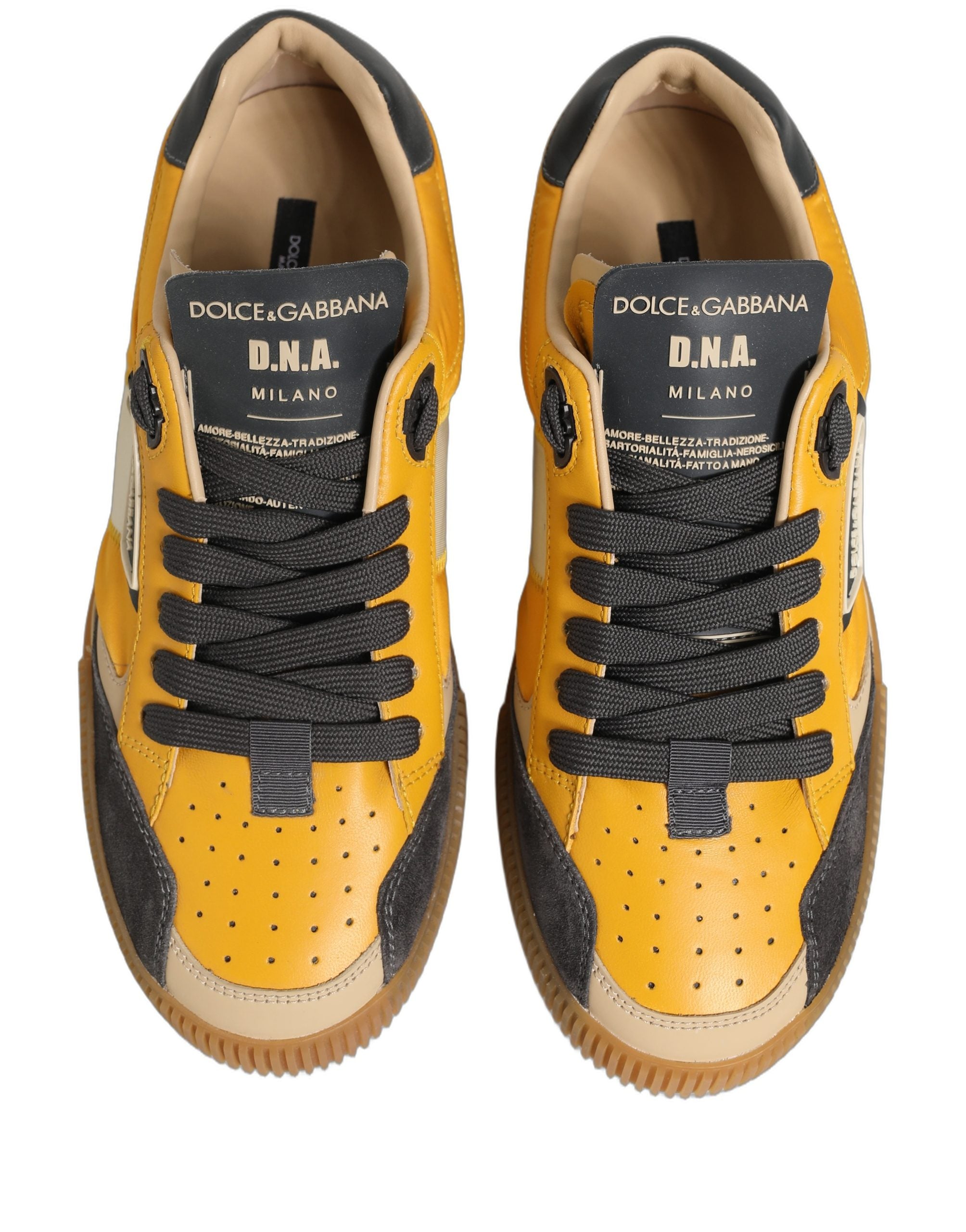 Dolce & Gabbana Multicolor MIAMI Low Top Sneakers Shoes