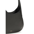 Khaite Black Calf Leather Bos Taurus Handbag