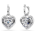 Swarovski Gray Stainless Steel Earrings