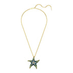 Swarovski Gold Stainless Steel Necklace