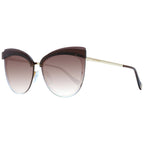 Ana Hickmann Brown Metal Sunglasses