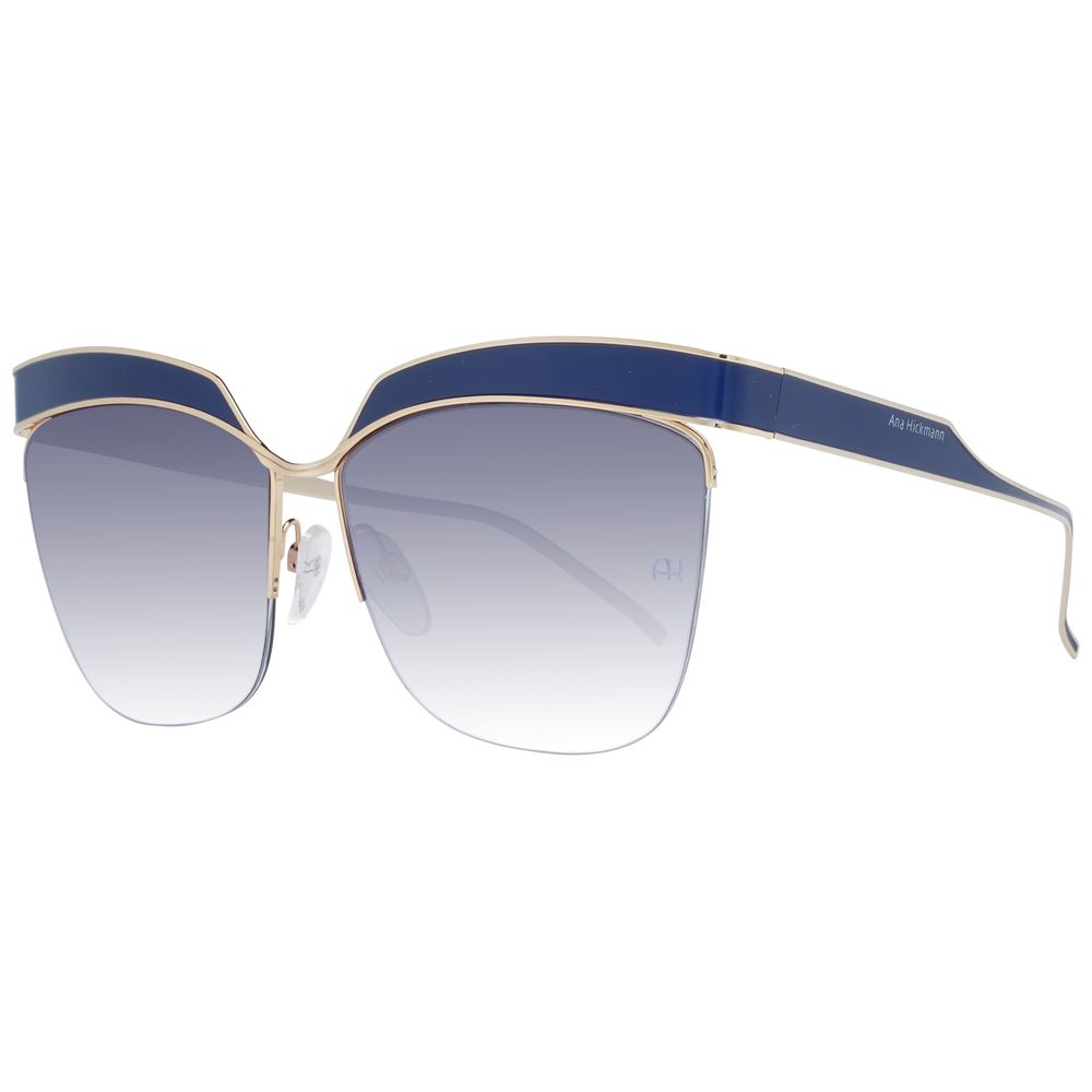 Ana Hickmann Gold Metal Sunglasses