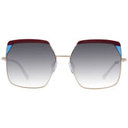 Ana Hickmann Gold Metal Sunglasses