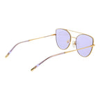 Ana Hickmann Gold Metal Sunglasses