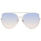 Ana Hickmann Gold Metal Sunglasses