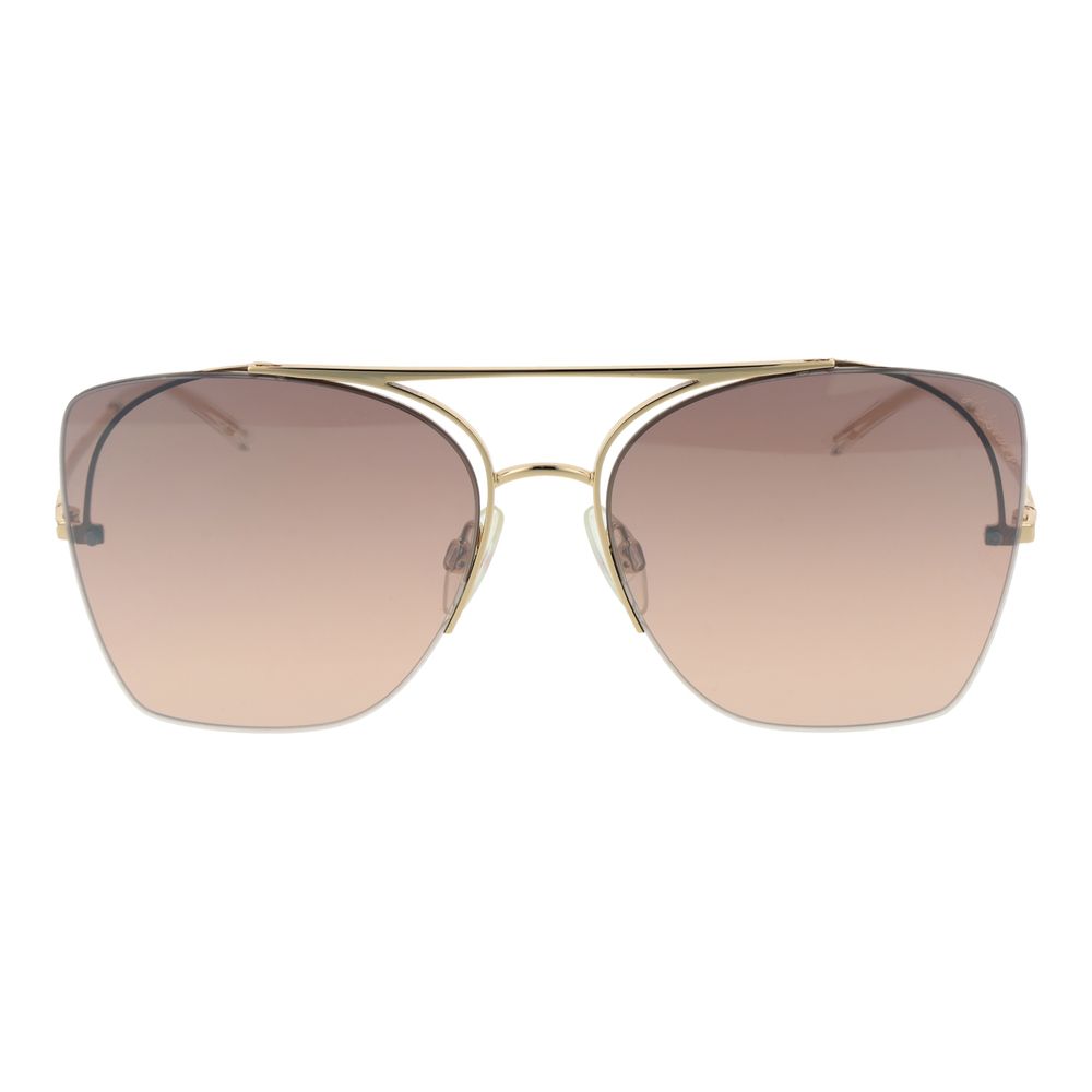 Ana Hickmann Gold Metal Sunglasses