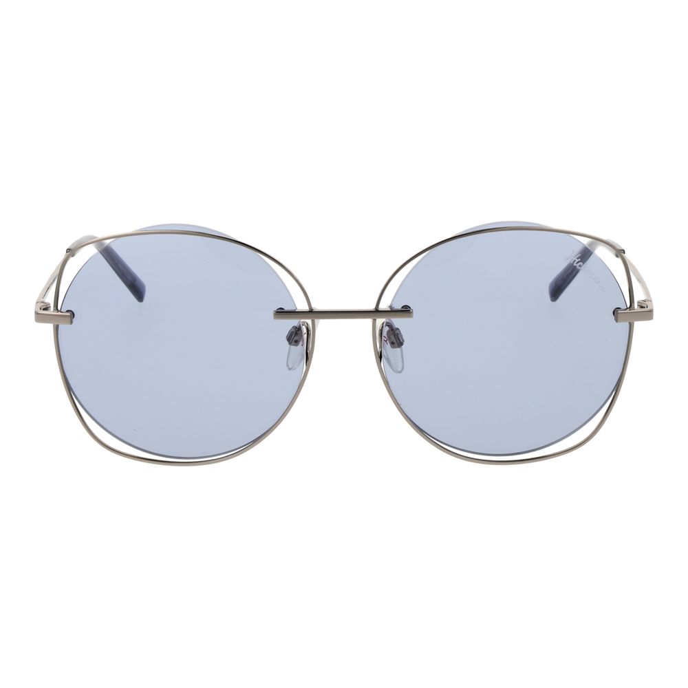 Ana Hickmann Gray Metal Sunglasses