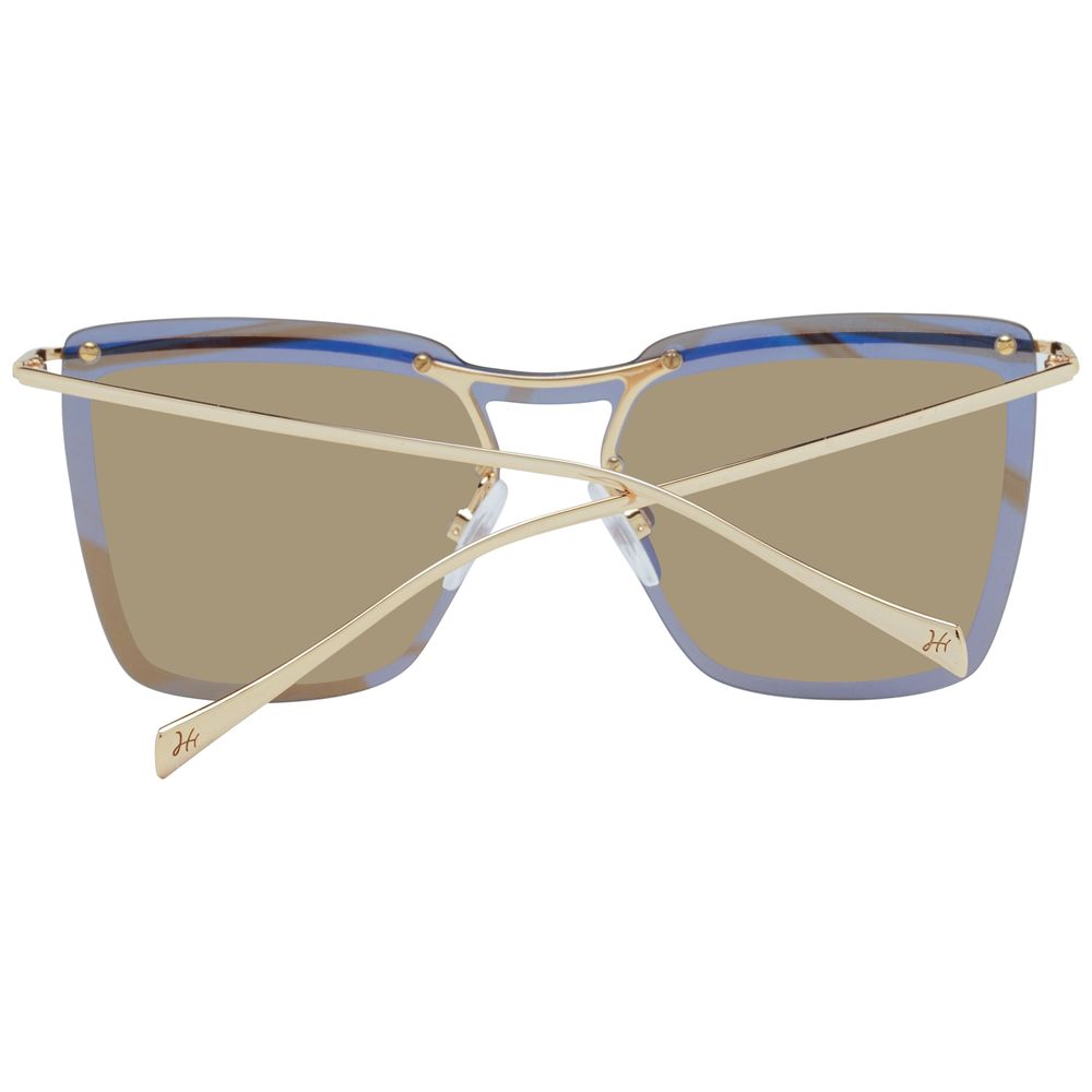 Ana Hickmann Gold Metal Sunglasses