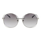 Ana Hickmann Gray Metal Sunglasses