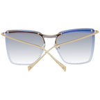 Ana Hickmann Gray Metal Sunglasses