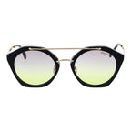 Ana Hickmann Black Metal Sunglasses