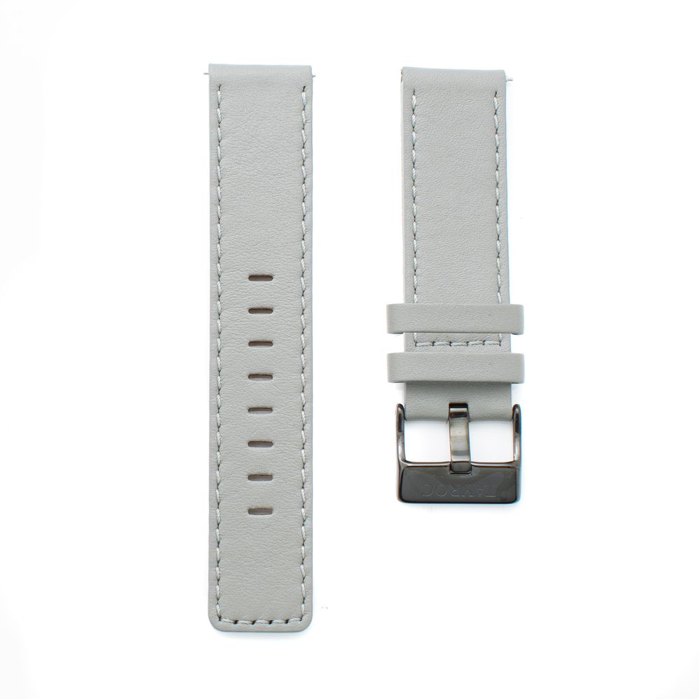 TAYROC Gray Leather Sport Watch
