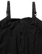 Dolce & Gabbana Black Sleeveless Floral Lace Tank Blouse Top