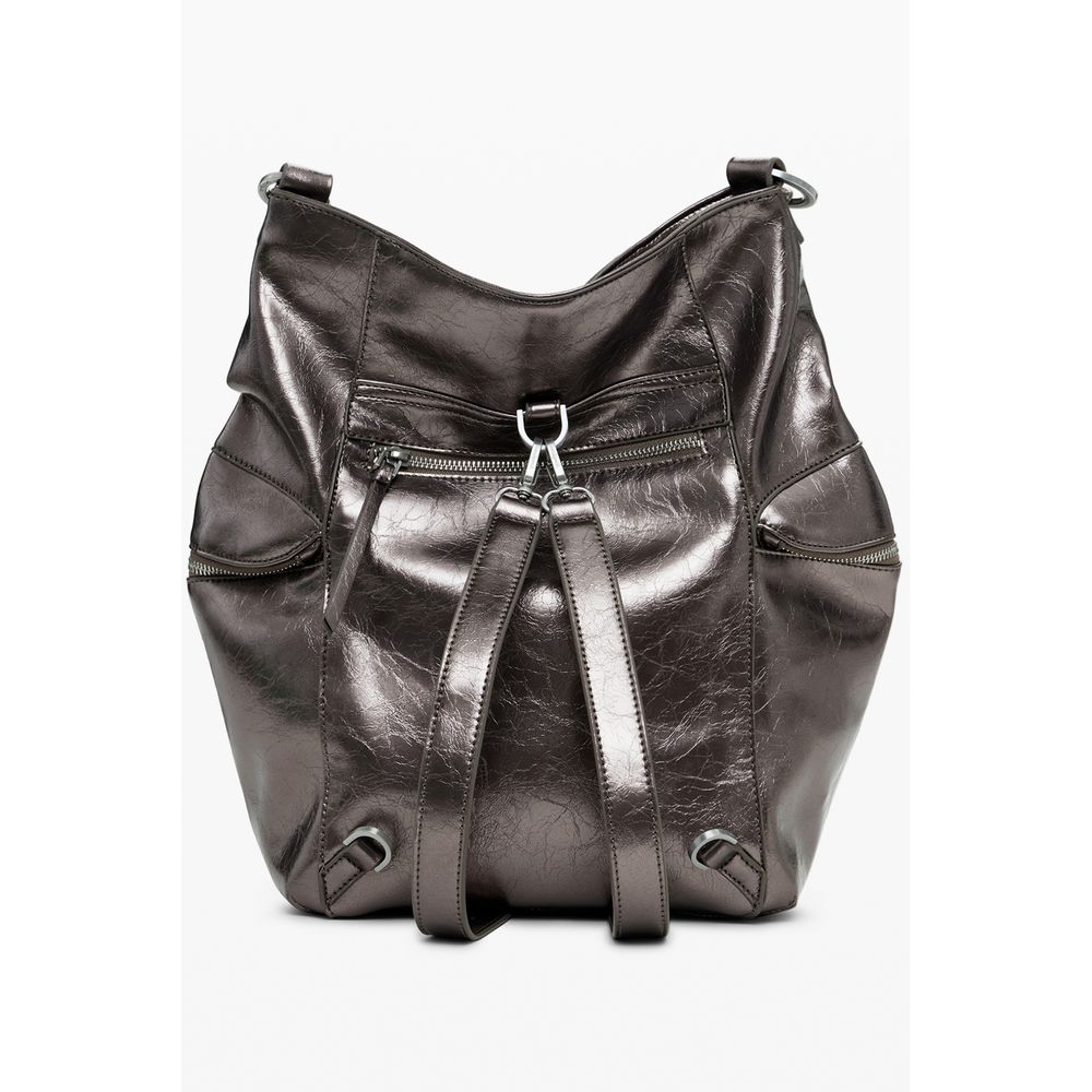Desigual Bronze Polyethylene Women Backpack