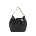 Tory Burch Black Calf Leather Bos Taurus Handbag