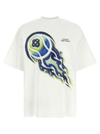 Casablanca White Cotton T-Shirt