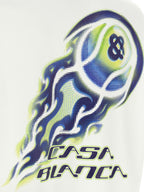 Casablanca White Cotton T-Shirt