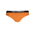 Karl Lagerfeld Arancione Poliammide Woman Swim Brief
