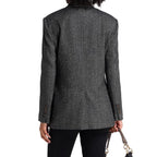 Brunello Cucinelli Black Elastane Blazer
