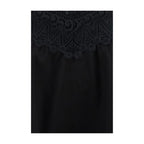 Charo Ruiz Black Cotton Casual Dress