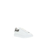 Alexander McQueen White Calf Leather Bos Taurus Platform Sneakers